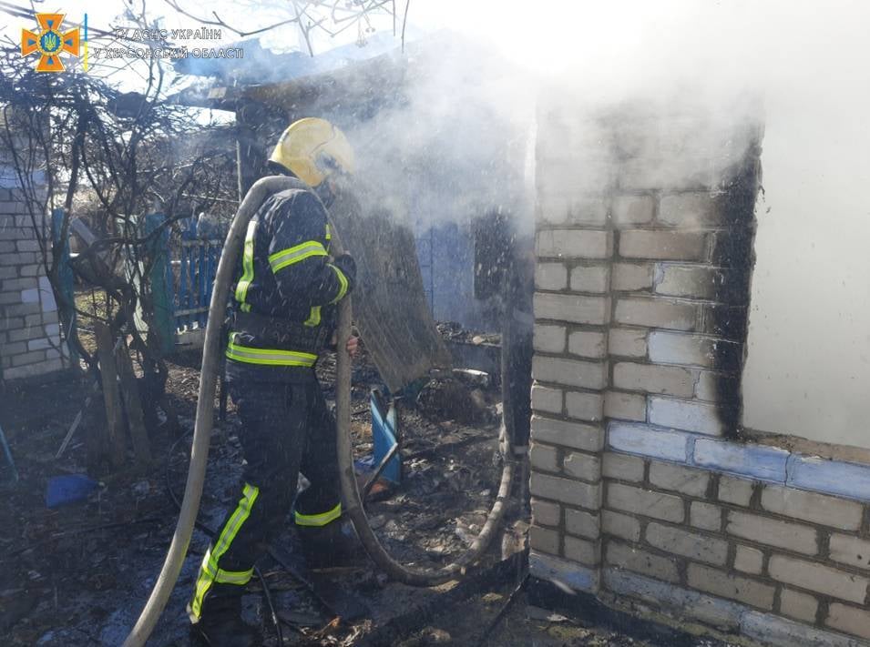 В пожаре на Херсонщине снова пострадала пенсионерка